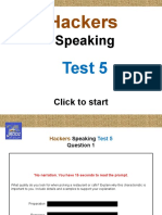 Hackers Speaking Test Insights