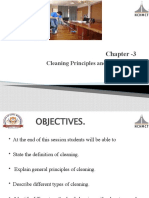 Chapter - 3: Cleaning Principles and Procedures