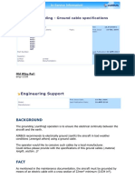 Aircraft Grounding - Ground Cable Specifications: Engineering Support