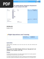 Why Does The EASA Master Minimum Equipment List (MMEL) Not Contain ATA 38?