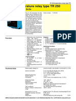 PT 100-Temperature Relay Type TR 250: Digital, 3 Sensors, 3 Limits