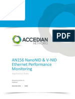 An156 Nanonid & V-Nid Ethernet Performance Monitoring: Application Note