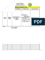 Weekly Home Learning Plan For Grade 9 Week 6, Quarter 1, November 9 - 13, 2020 Time Learning Competency Learning Tasks Mode of Delivery Learning Area