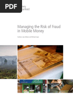 2012 - MMU - Managing The Risk of Fraud in Mobile Money - Good PDF