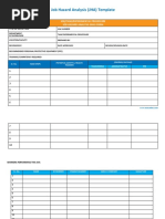 Job Hazard Analysis Form Template | PDF | Personal Protective Equipment ...