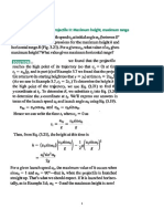 Solved Problems: Projectile Motion Questions