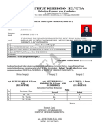 Rekapitulasi Nilai Ujian 1601011112 PDF