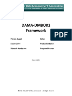 Dama-Dmbok2 Framework: Patricia Cupoli Editor Susan Earley Production Editor Deborah Henderson Program Director