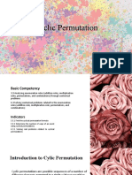 Cyclic Permutation: Created by Yossy Rizqiyani 2225170045 VIB