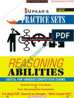 20 Practise Set of Reasoning PDF in English (For More Book - WWW - Nitin-Gupta - Com) PDF