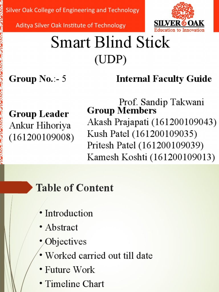 Smart Blind Stick for Visually Impaired | PDF | Infrared | Ultrasound