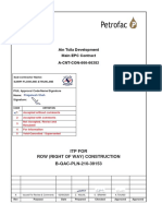 Ain Tsila Development Main EPC Contract A-CNT-CON-000-00282: Itp For Row (Right of Way) Construction B-QAC-PLN-210-39153