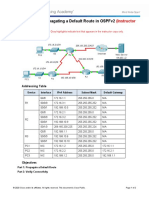 10.1.2.5 Packet Tracer - Propagating A Default Route in OSPFv2 Instructions - ILM