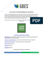 30 FREE LEED Green Associate Test Questions GBES Copyright 2020 2021