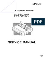 Servicemanual Epson Fx-870, Fx-1170