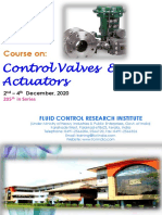 Control Valves & Actuators: Course On