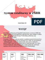 System Totalitarny W ZSRR