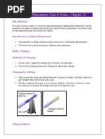 Some Natural Phenomena Class 8 Notes