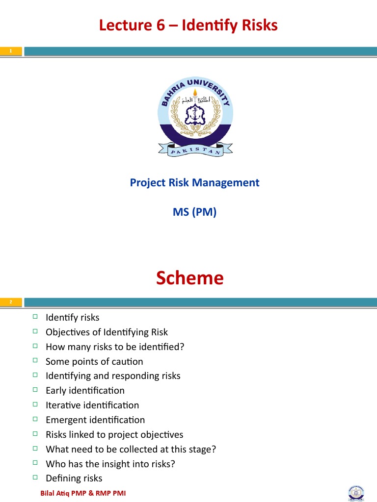 Effective Project Risk Identification | PDF | Risk | Swot Analysis