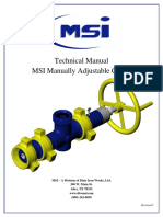 Technical Manual MSI Manually Adjustable Choke