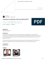 Interface In between SAP and MULESOFT _ SAP Blogs