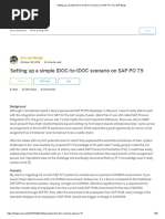 Setting Up A Simple IDOC-to-IDOC Scenario On SAP PO 7.5 - SAP Blogs