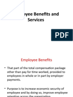 Employee Benefits and Services