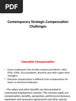 Contemporary Strategic Compensation Challenges