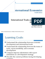 International Economics: International Trade and Economic Development