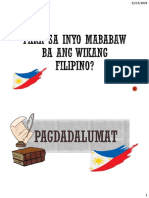 Introduksiyon Sa Pagdadalumat PDF