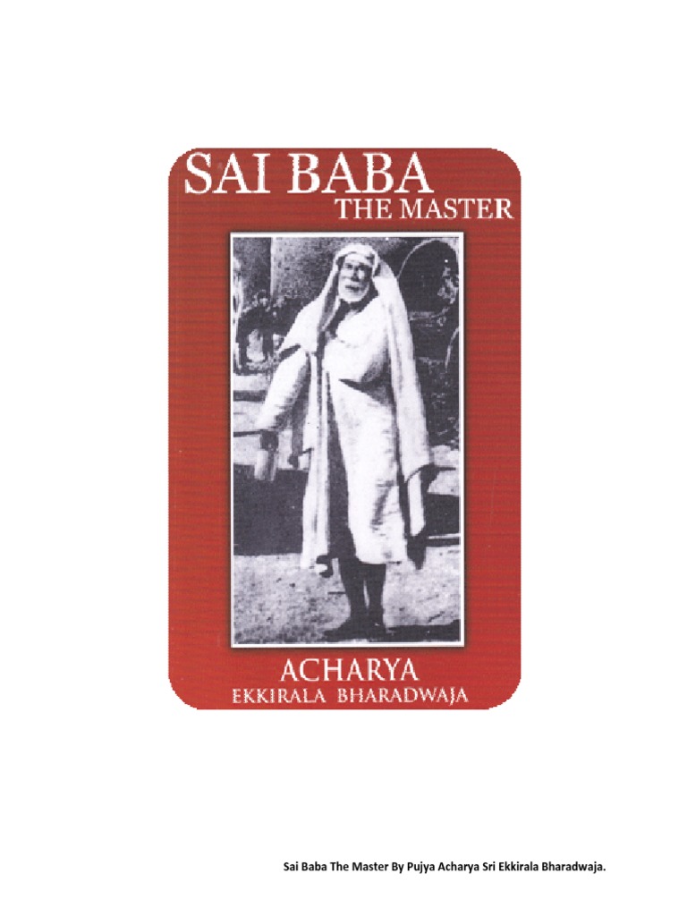 Sai Baba The Master PDF | PDF | Spirituality | Perception