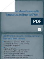 Lo Scontro Ideale Reale Nell'800