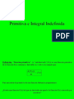 Función Primitiva e Integral Definida