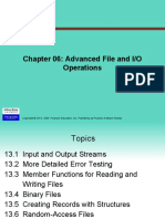 Chapter 06: Advanced File and I/O Operations