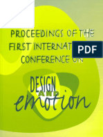Proceedings of The 1st International Conference On Design and Emotion PDF