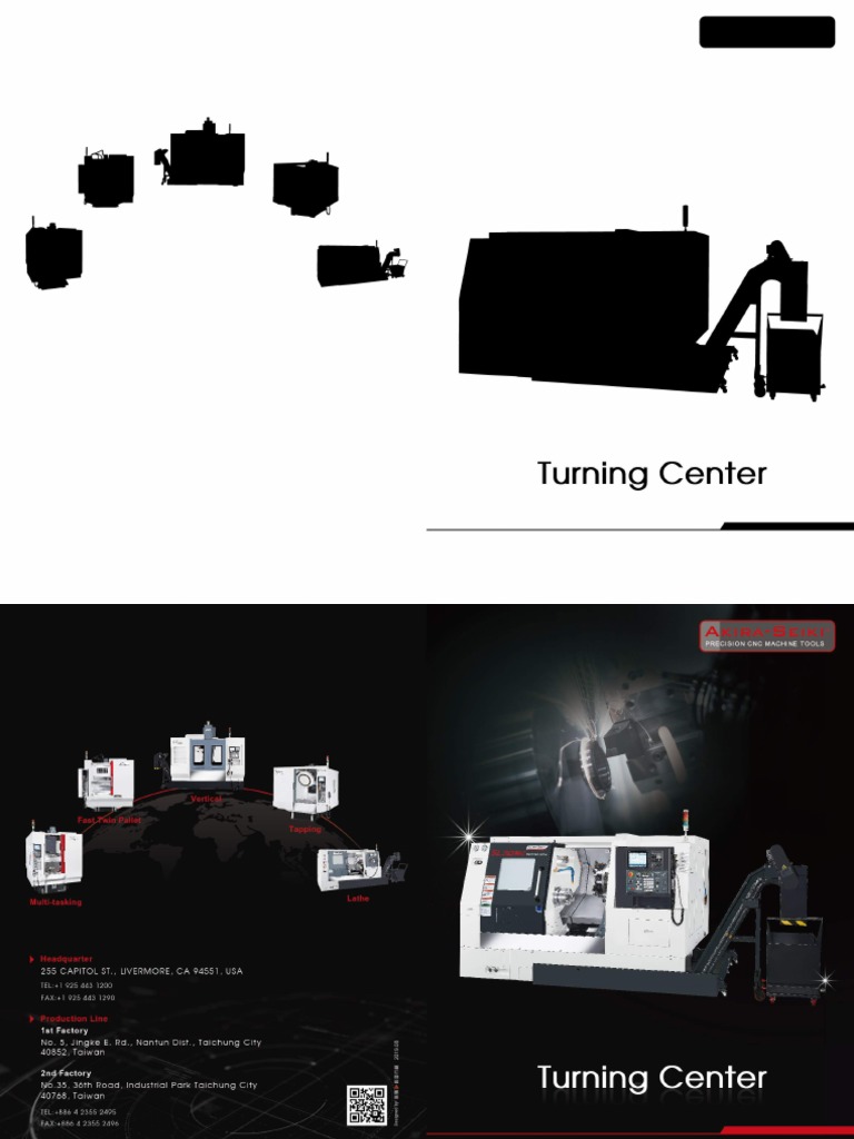Akira Seiki Spindle and Turning Models | PDF | Manufactured Goods
