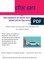 Electric cars cheaper to fuel than gas cars