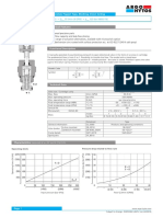 2/2 Directional Valve, Manually Operated, Poppet Type, Blocking, Direct Acting