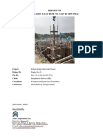 Report On Dynamic Load Test On Cast in Situ Pile