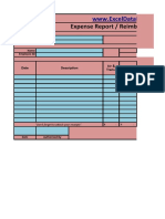 Expense Report / Reimbursement Sheet: Date Description Lodging Air & Trans