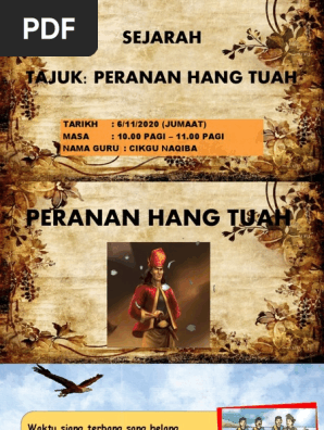 Slaid Peranan Hang Tuah Pdf
