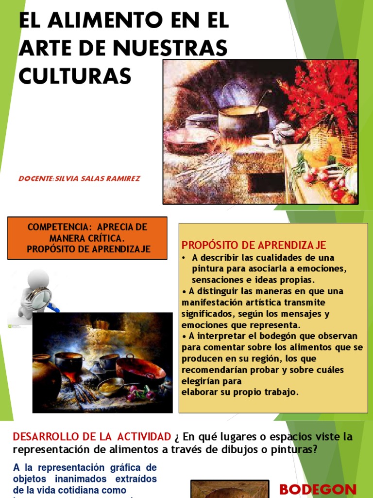 S - 27 El Alimento en El Arte de Nuestras Culturas SILVIA | PDF ...