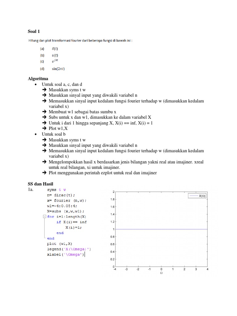 Transformasi Fourier Dengan Python | PDF