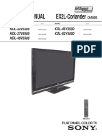 Service Manual EX2L-Coriander: KDL-46V5500 KDL-52V5500 KDL-32V5500 KDL-37V5500 KDL-40V5500