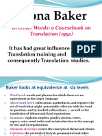 Mona Baker: in Other Words: A Coursebook On Translation (1992)