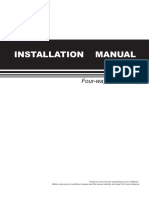 Installation Manual: Four-Way Cassette Type