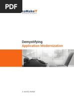 Demystifying: Application Modernization