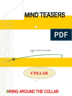 3 - Mind Teasers