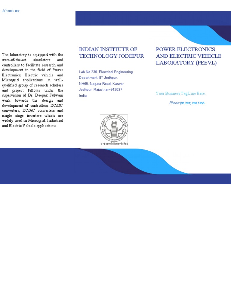 Indian Institute of Technology Jodhpur Power Electronics and Electric
