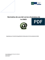 Normativa Uso Correo Electronico UNED PDF